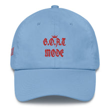 Load image into Gallery viewer, G.O.A.T Mode Dad Cap
